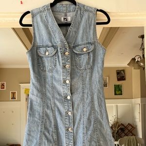 Jean mini dress